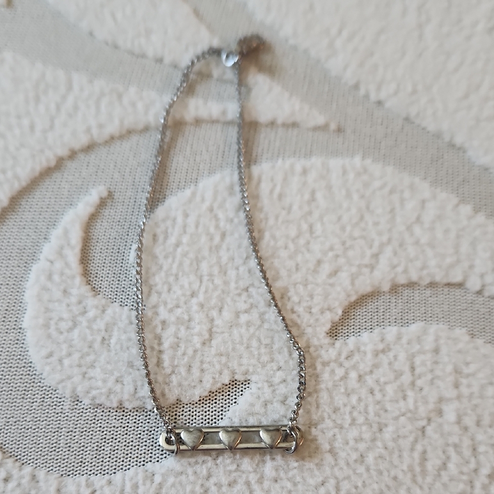Silver Geometric Pendant Necklace